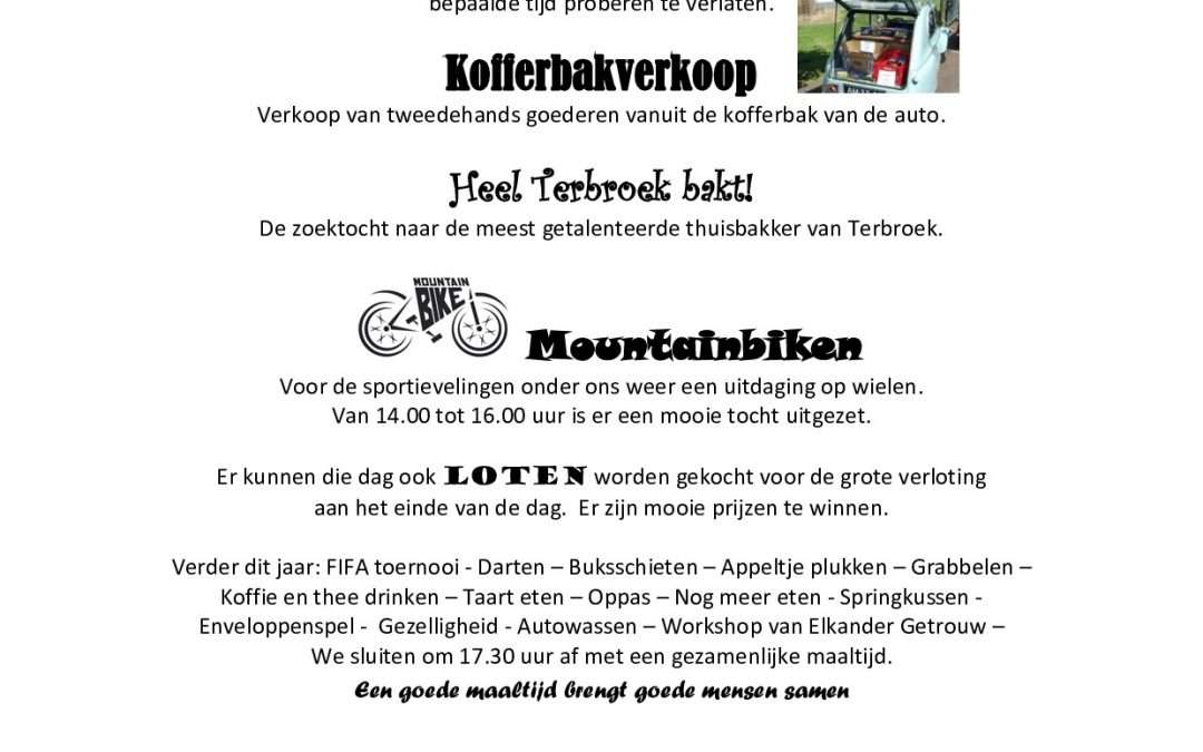 Kerkpleinfair zaterdag 21 september vanaf 14:00 uur